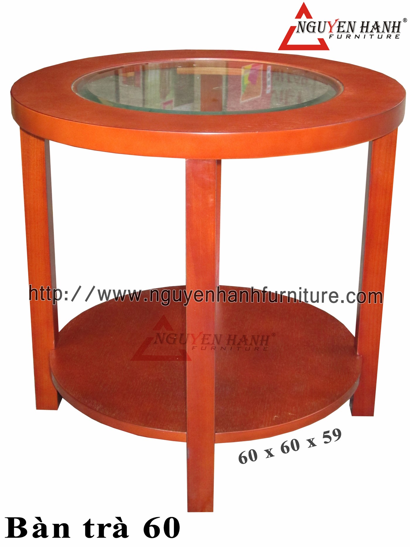 Name product: Tea table 60 - Dimensions: 60 x 60 x 59 (H) - Description: 